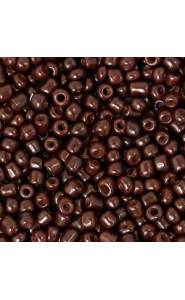 Seed beads 8/0 (3mm) Coffee brown